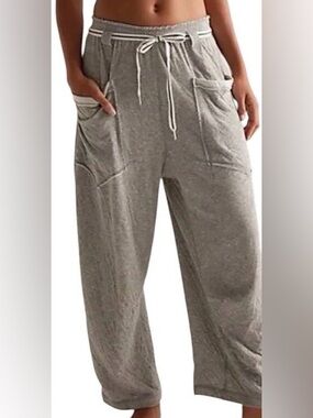 Free People Wait A Minute Barrel Pants